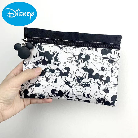 Disney Wasserdichte Mickey Minnie Mouse Mini Geldbörse mit Schlüsselanhänger Mehrere Arten