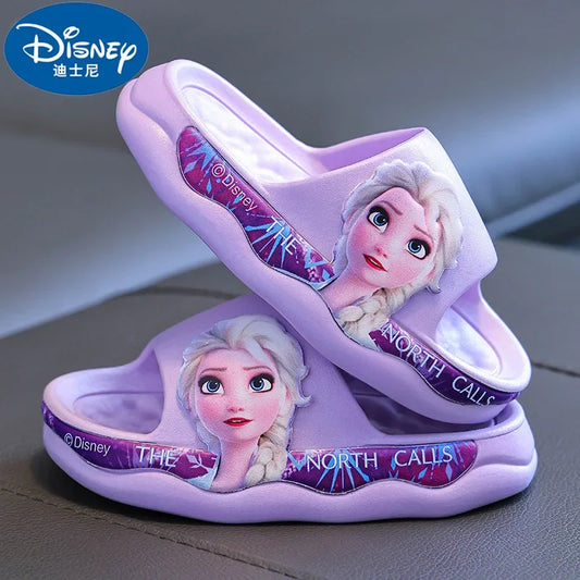 Princess Elsa Children's Slippers. Anti slip. Soft Sole