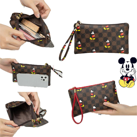 Disney Mickey Mouse Wallet/Mobile Phone Zipper Bag Multiple variants