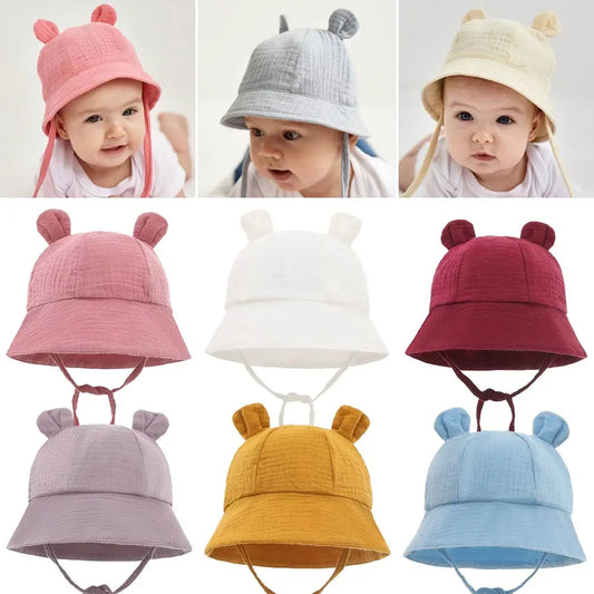 Soft Cotton Baby Sun Cap 0 to 12 Months